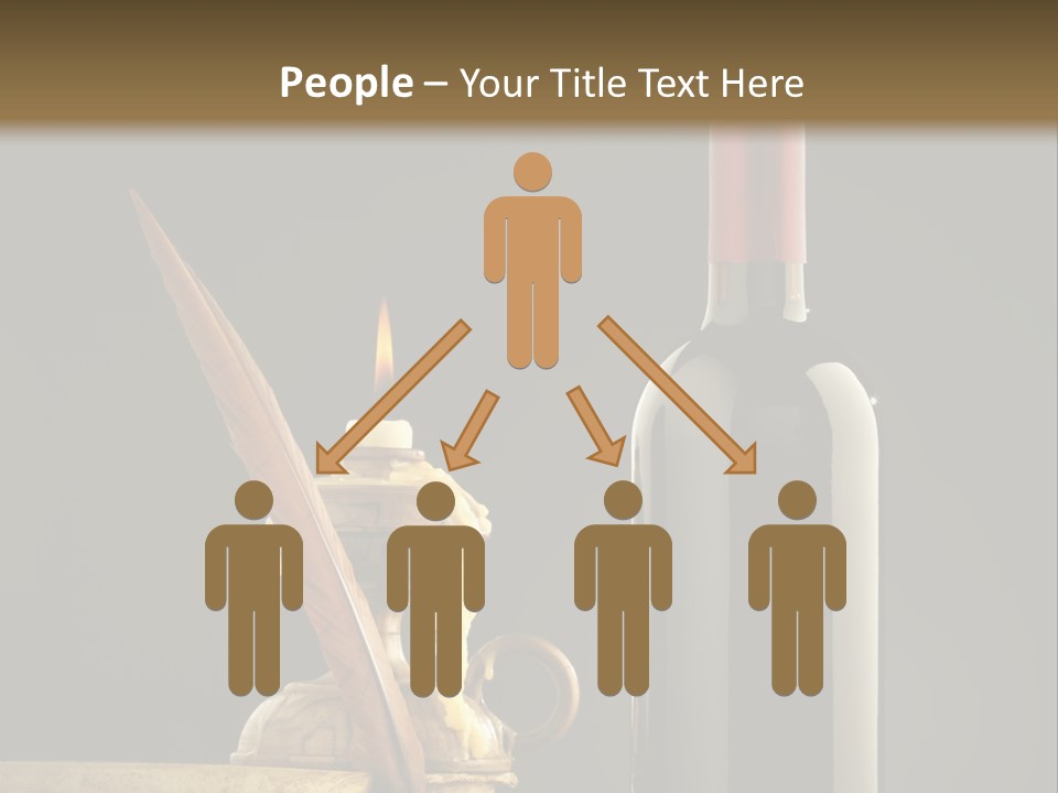 Merlot Books Dark Background PowerPoint Template