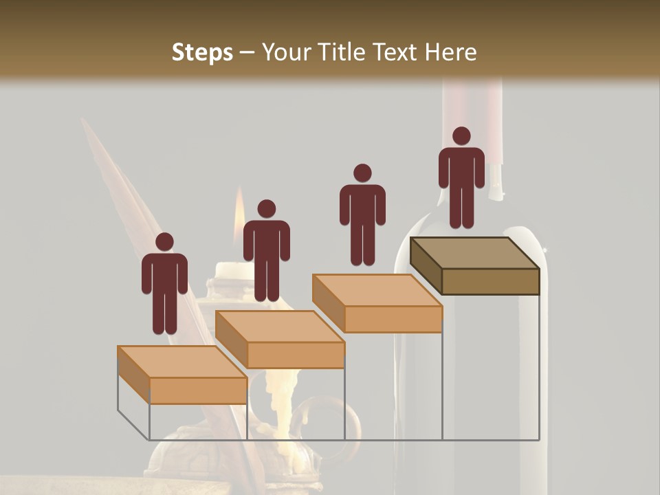 Merlot Books Dark Background PowerPoint Template