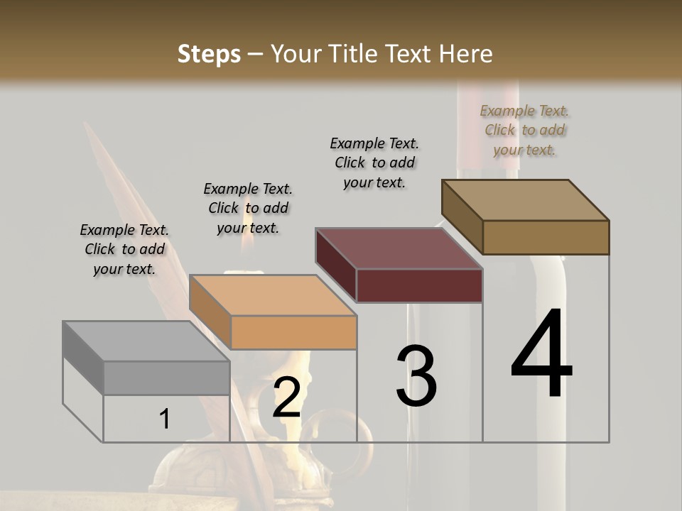 Merlot Books Dark Background PowerPoint Template