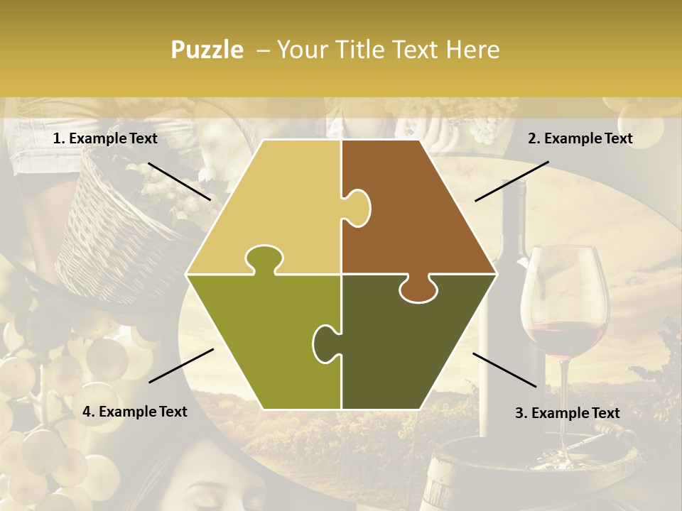 Peasant Red Wine Glass PowerPoint Template