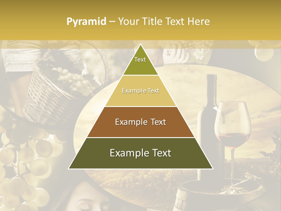 Peasant Red Wine Glass PowerPoint Template