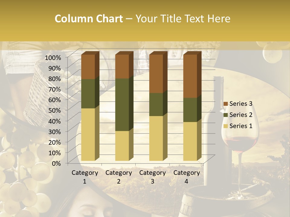 Peasant Red Wine Glass PowerPoint Template