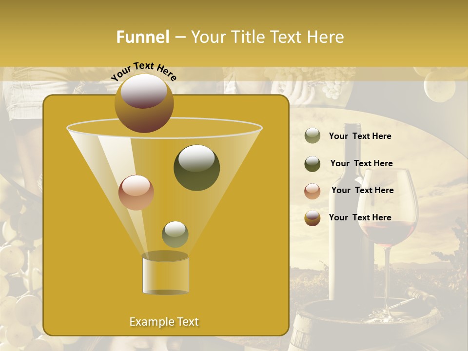 Peasant Red Wine Glass PowerPoint Template