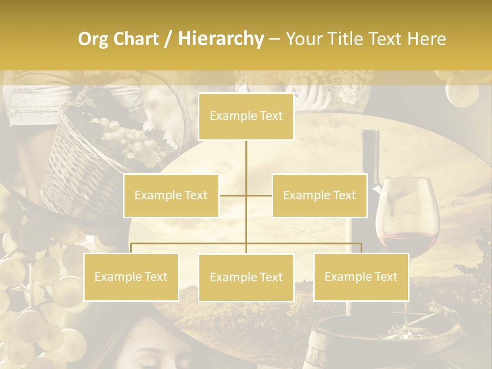 Peasant Red Wine Glass PowerPoint Template