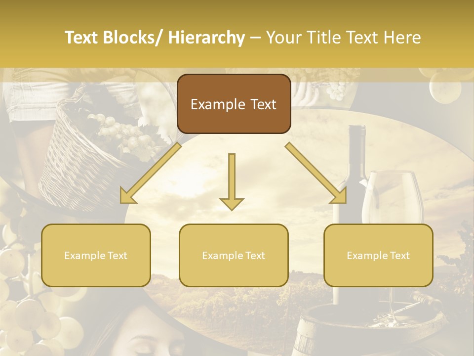 Peasant Red Wine Glass PowerPoint Template