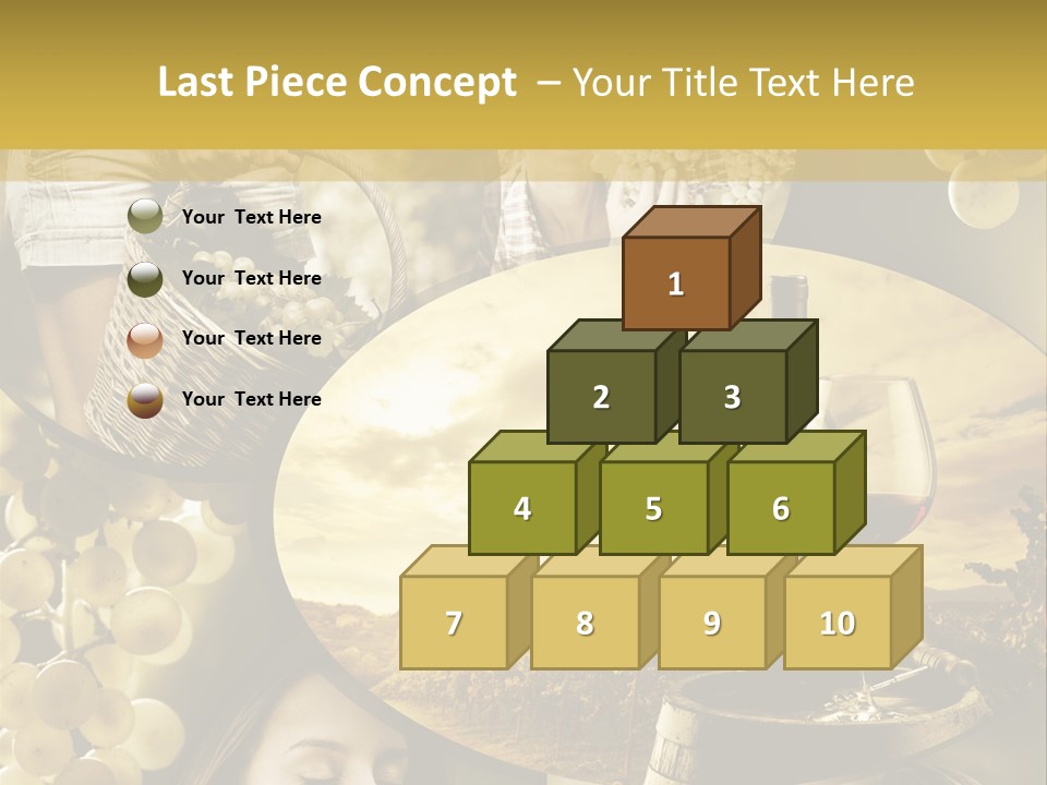 Peasant Red Wine Glass PowerPoint Template