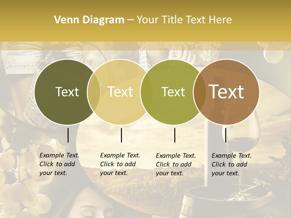 Peasant Red Wine Glass PowerPoint Template
