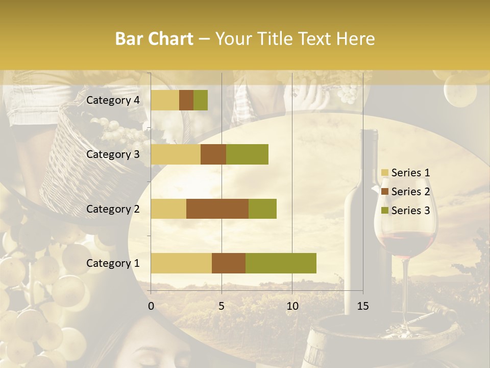 Peasant Red Wine Glass PowerPoint Template