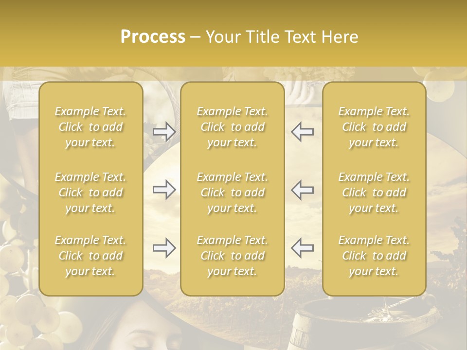 Peasant Red Wine Glass PowerPoint Template