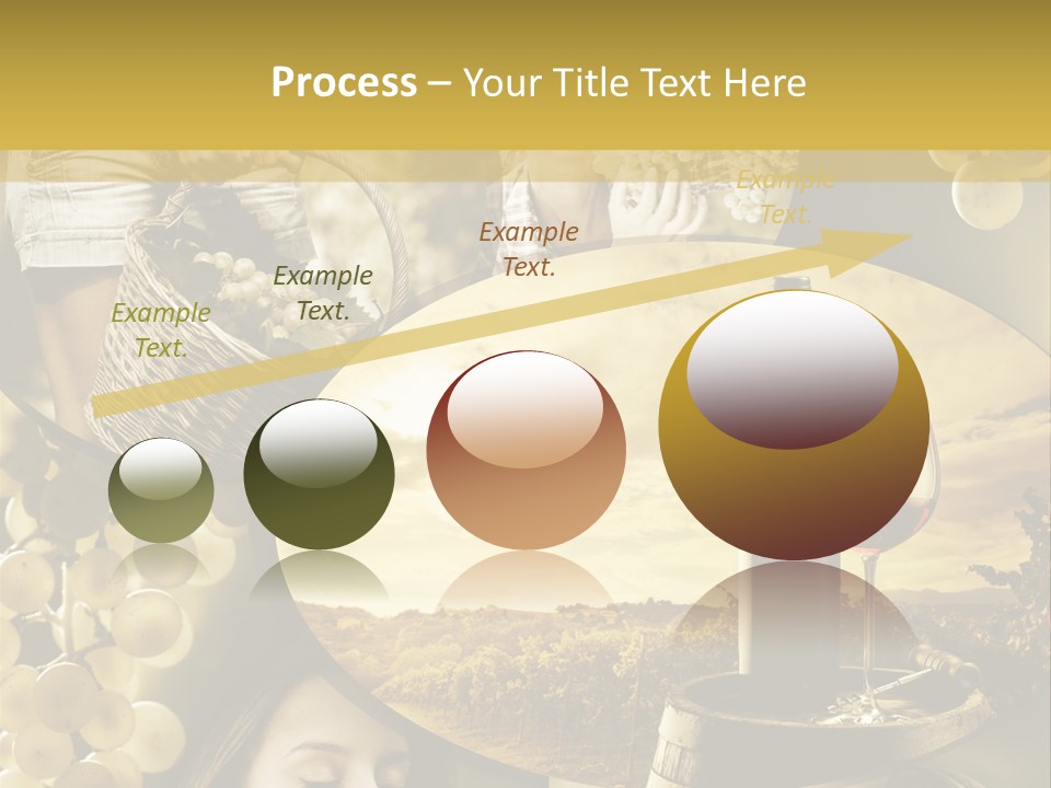 Peasant Red Wine Glass PowerPoint Template