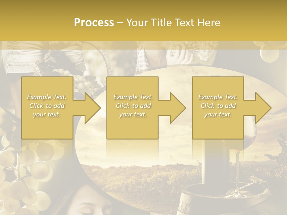 Peasant Red Wine Glass PowerPoint Template