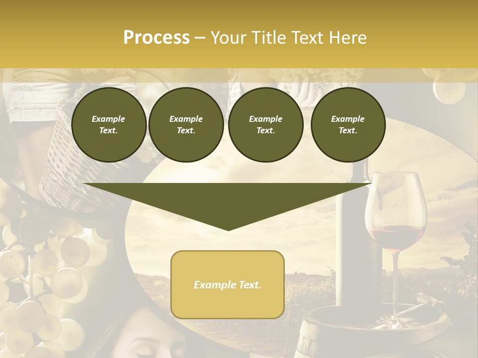 Peasant Red Wine Glass PowerPoint Template