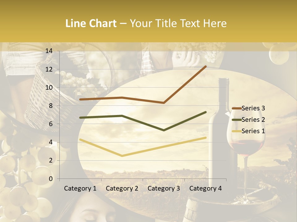 Peasant Red Wine Glass PowerPoint Template