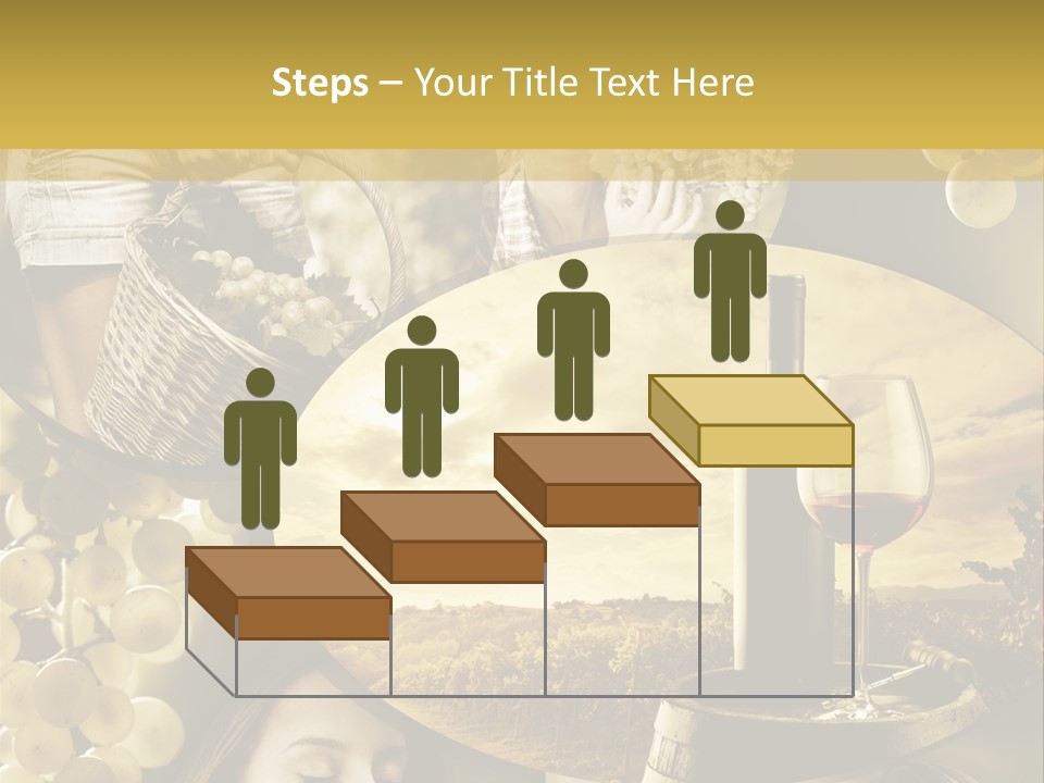 Peasant Red Wine Glass PowerPoint Template