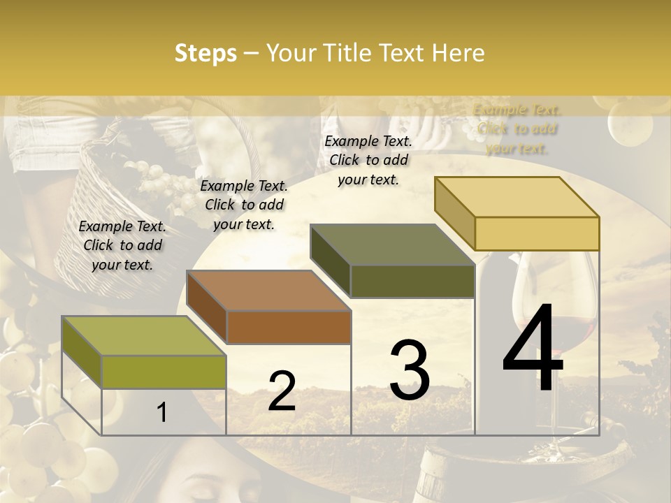 Peasant Red Wine Glass PowerPoint Template