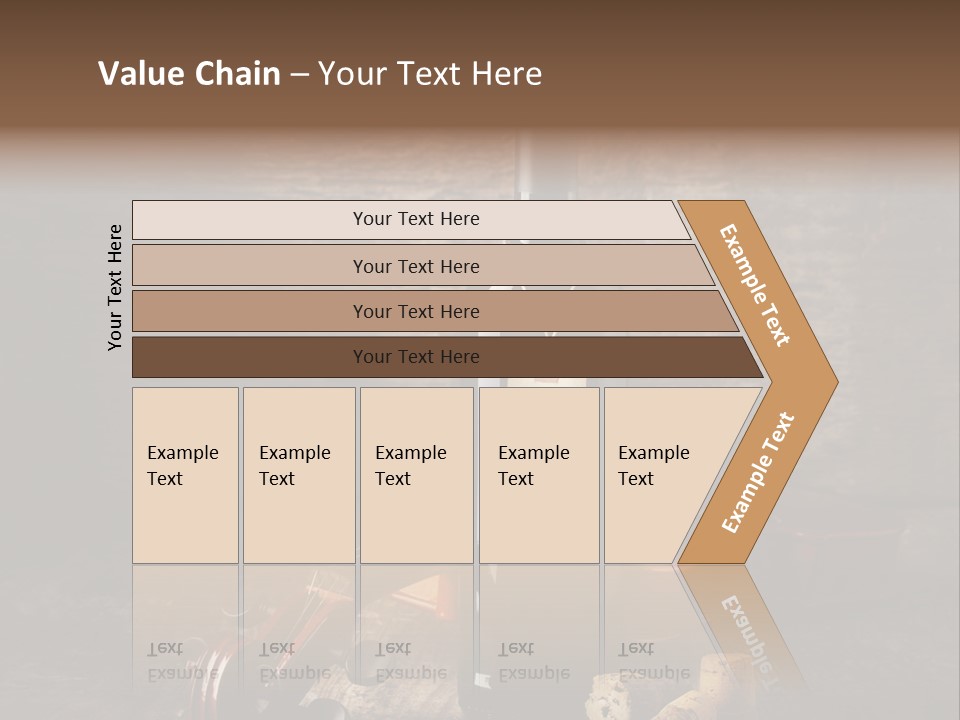 Merlot Wine Bottle Corks PowerPoint Template