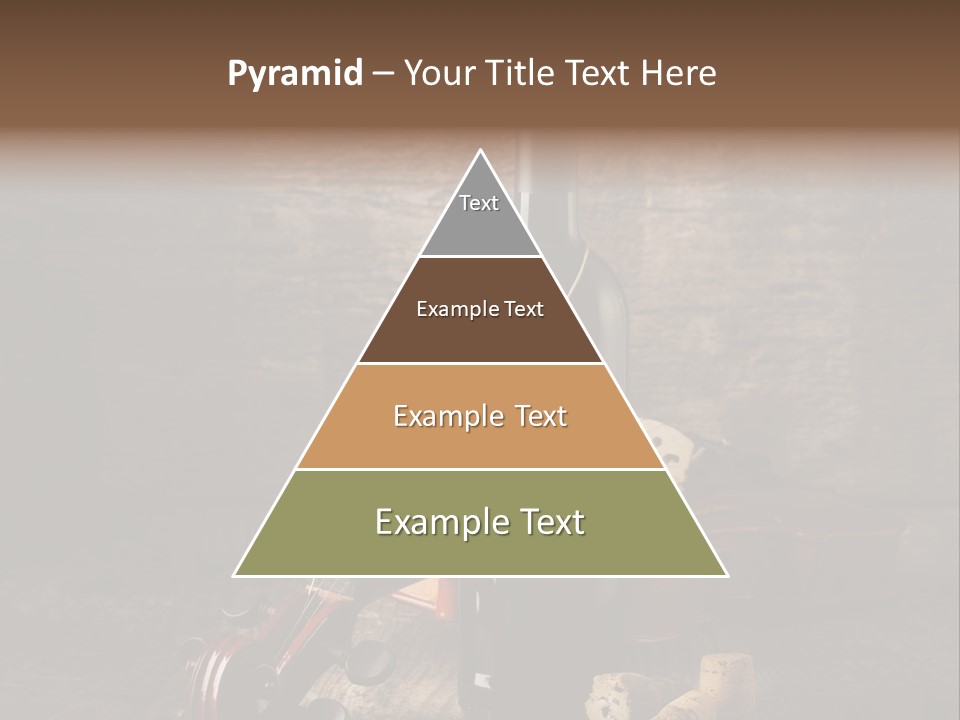 Merlot Wine Bottle Corks PowerPoint Template