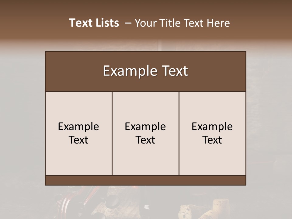 Merlot Wine Bottle Corks PowerPoint Template