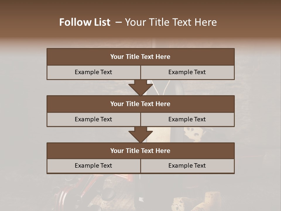 Merlot Wine Bottle Corks PowerPoint Template