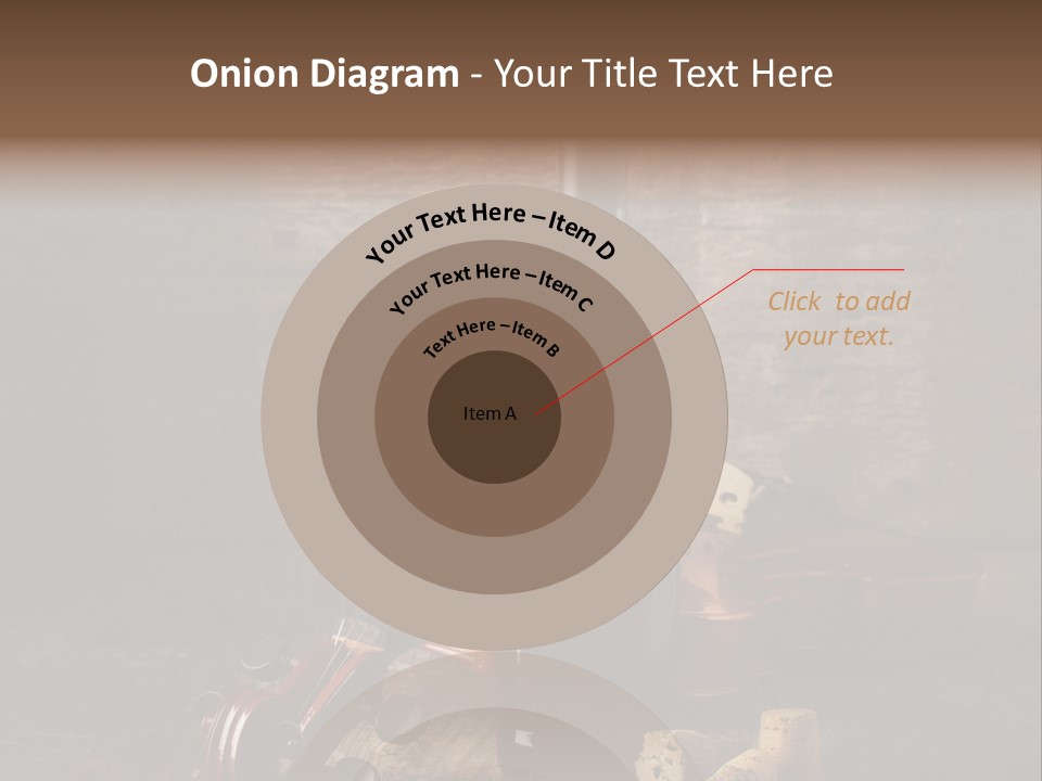 Merlot Wine Bottle Corks PowerPoint Template