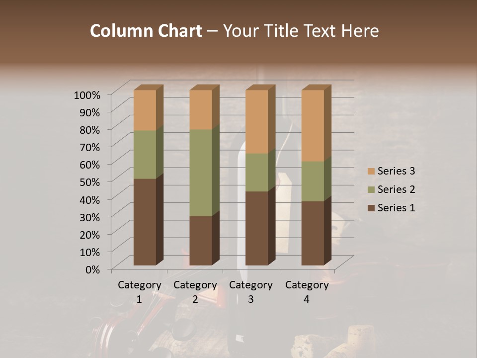 Merlot Wine Bottle Corks PowerPoint Template