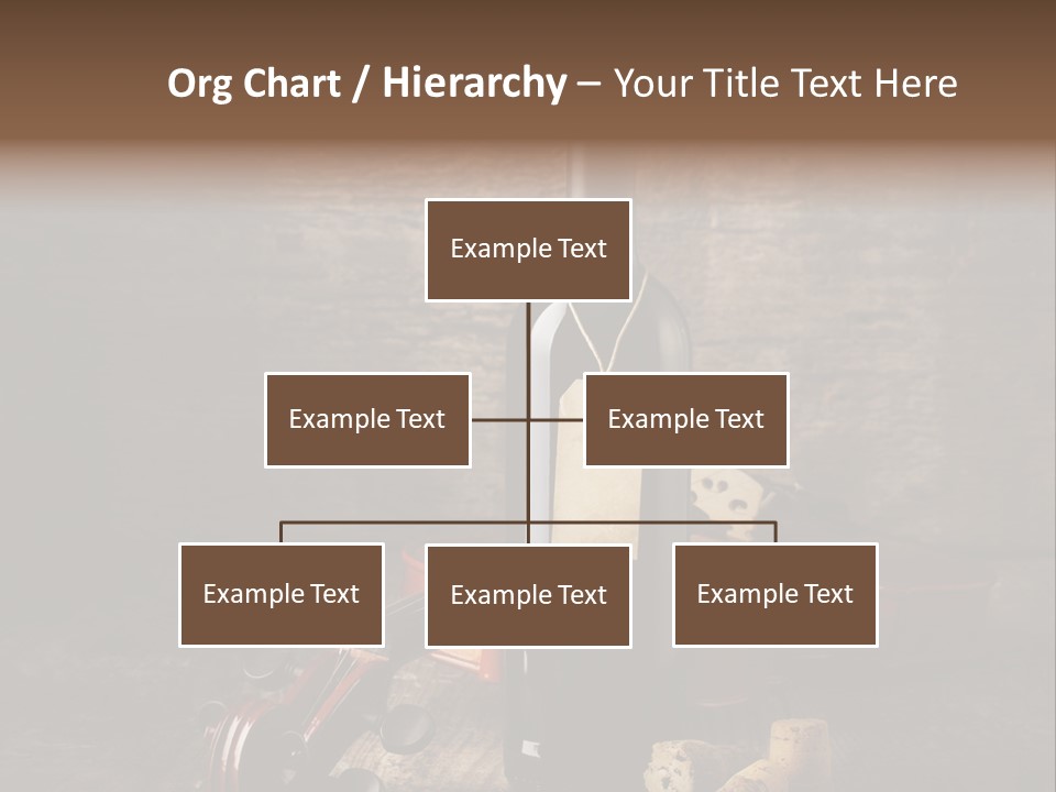 Merlot Wine Bottle Corks PowerPoint Template