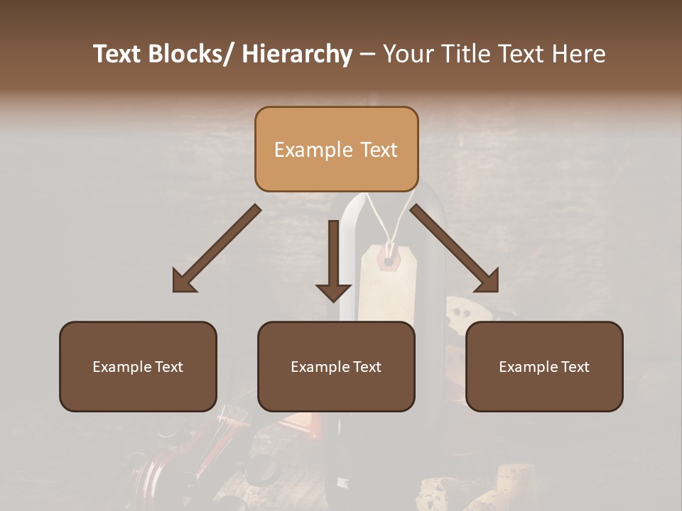 Merlot Wine Bottle Corks PowerPoint Template