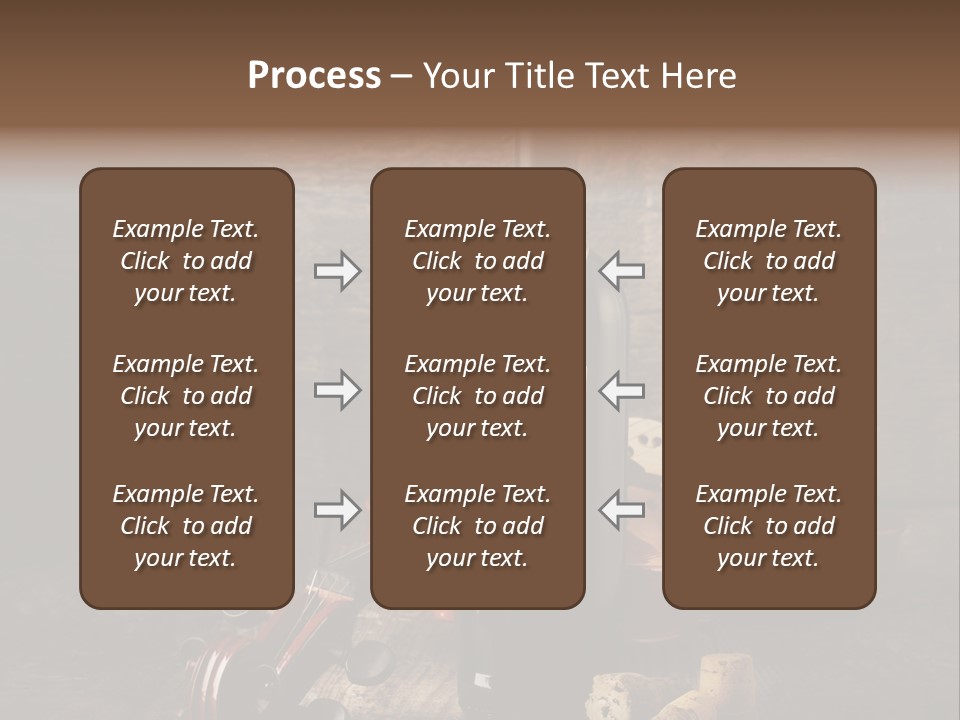 Merlot Wine Bottle Corks PowerPoint Template