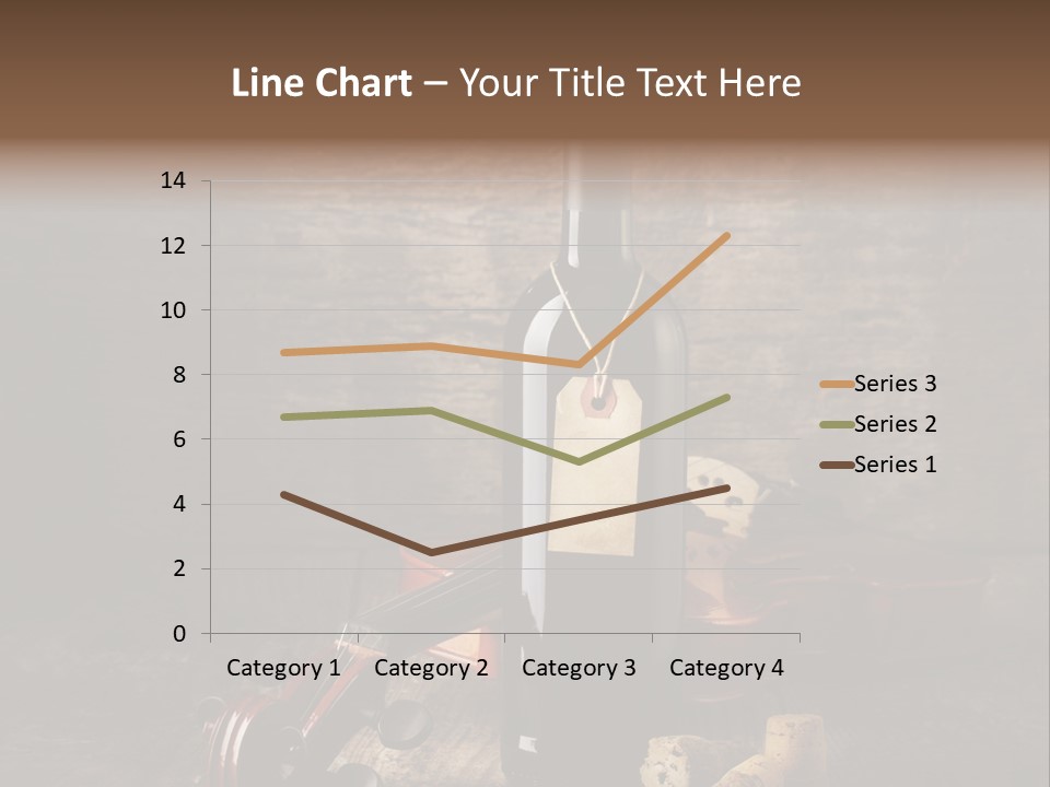 Merlot Wine Bottle Corks PowerPoint Template