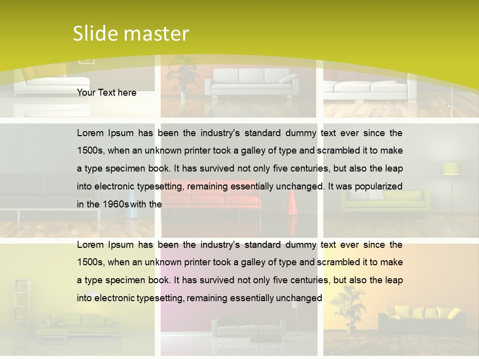 Schattenwurf Tageslich Sitzen PowerPoint Template