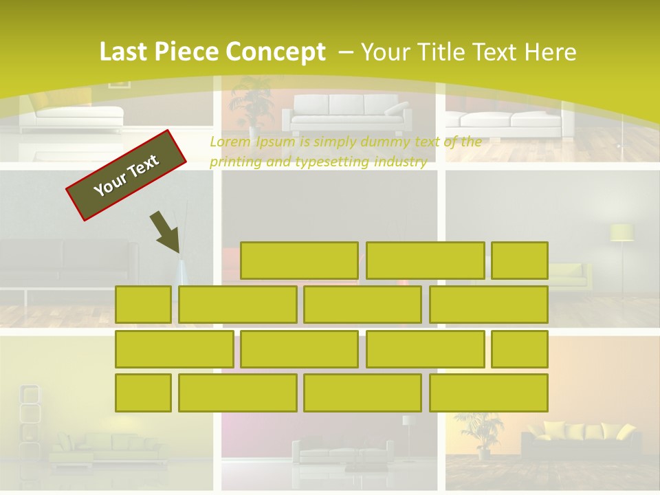 Schattenwurf Tageslich Sitzen PowerPoint Template