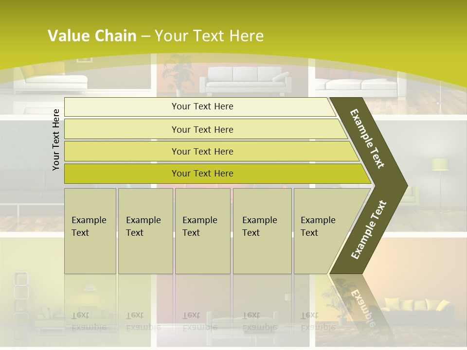 Schattenwurf Tageslich Sitzen PowerPoint Template