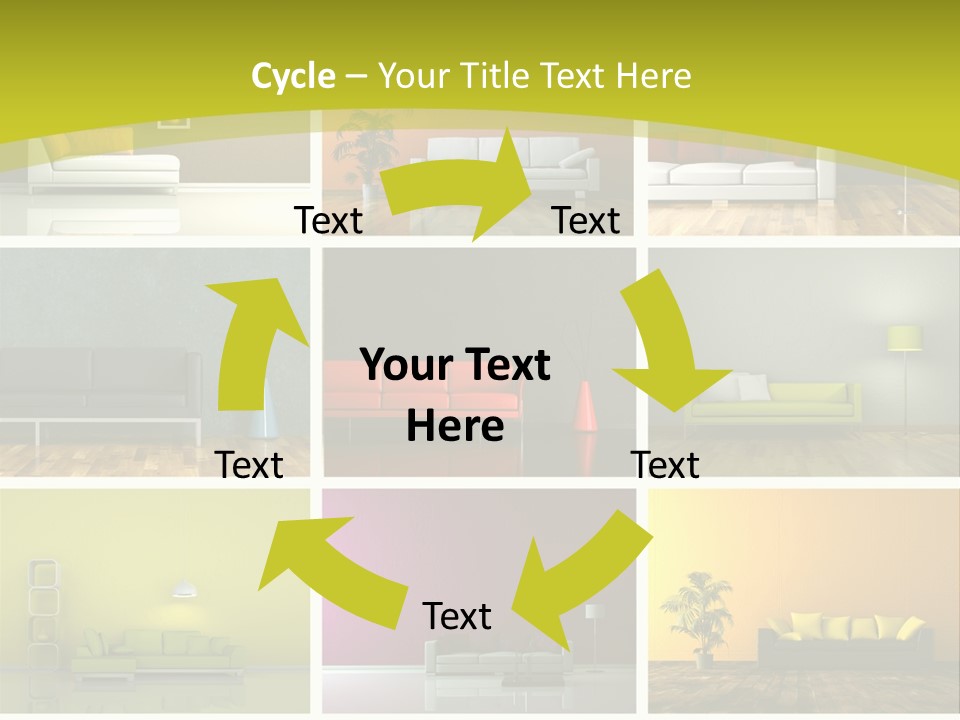 Schattenwurf Tageslich Sitzen PowerPoint Template