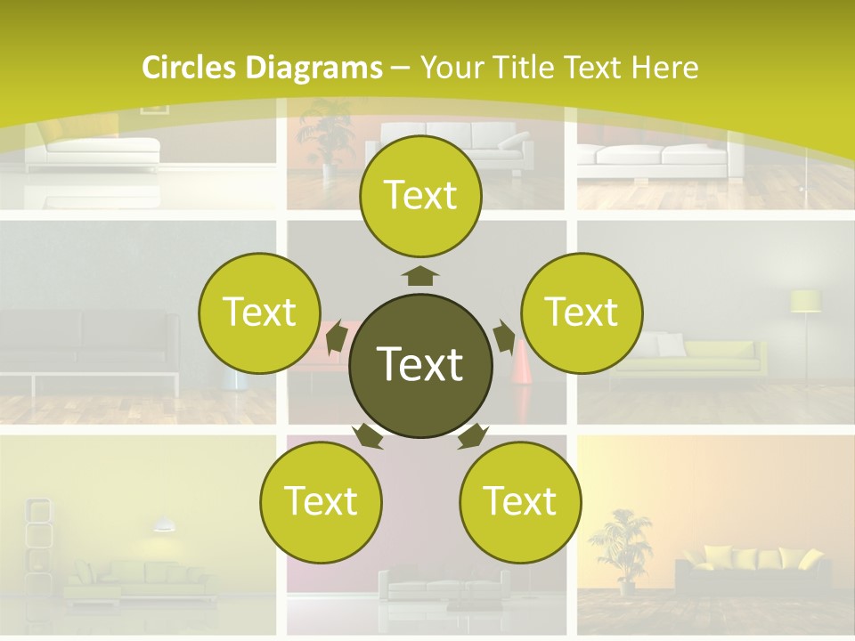 Schattenwurf Tageslich Sitzen PowerPoint Template