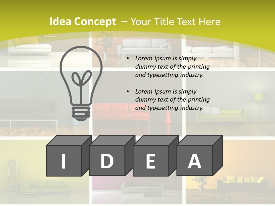 Schattenwurf Tageslich Sitzen PowerPoint Template