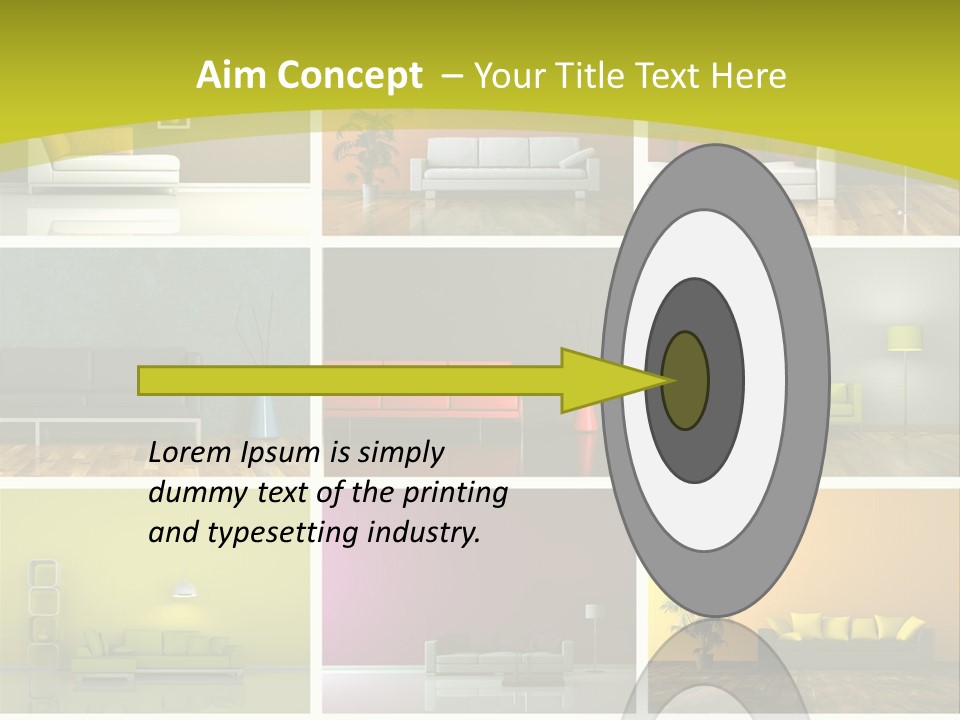 Schattenwurf Tageslich Sitzen PowerPoint Template