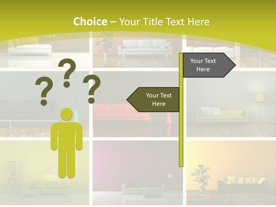 Schattenwurf Tageslich Sitzen PowerPoint Template