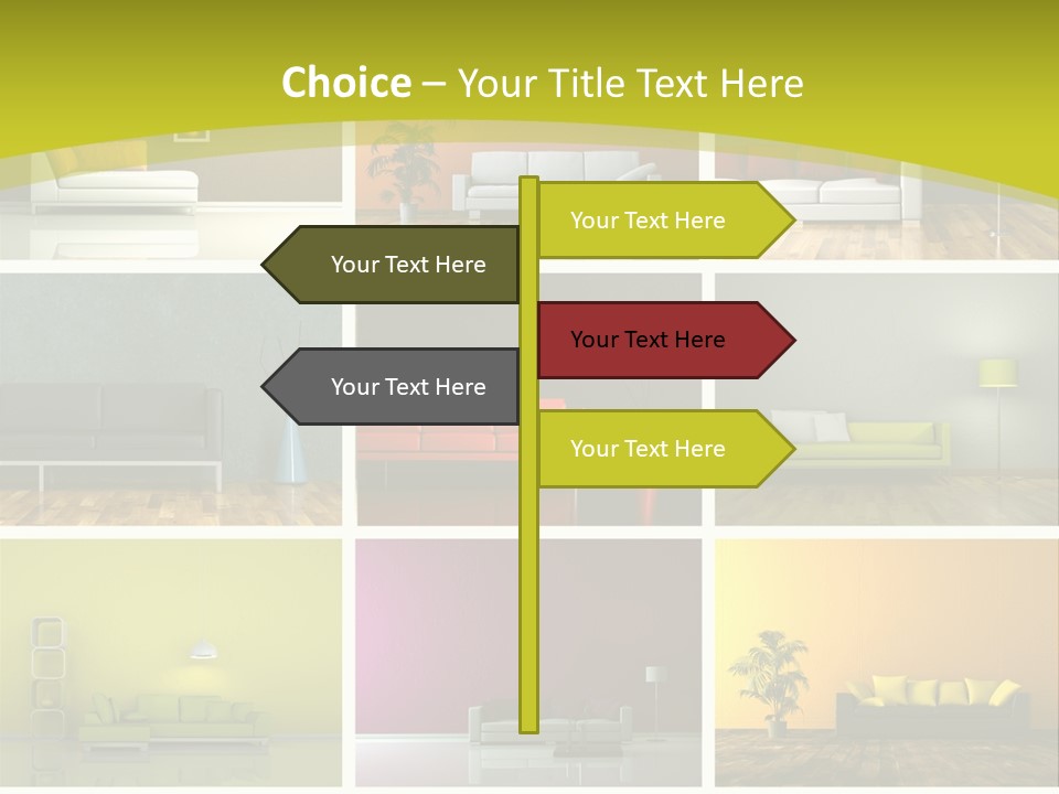 Schattenwurf Tageslich Sitzen PowerPoint Template