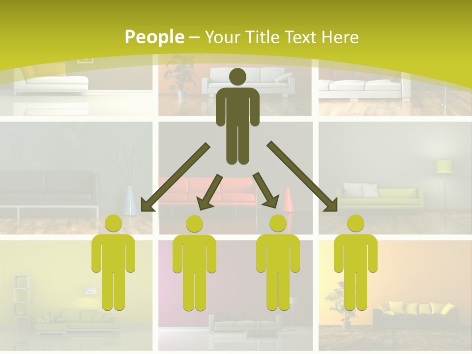 Schattenwurf Tageslich Sitzen PowerPoint Template