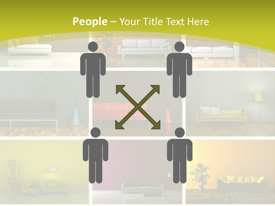 Schattenwurf Tageslich Sitzen PowerPoint Template