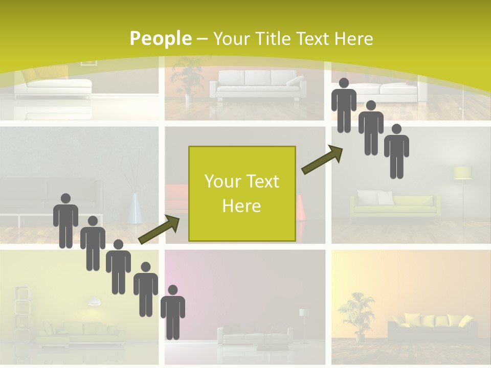 Schattenwurf Tageslich Sitzen PowerPoint Template
