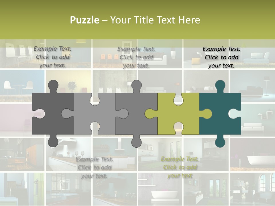Leuchte Essen Zimmerpflanze PowerPoint Template