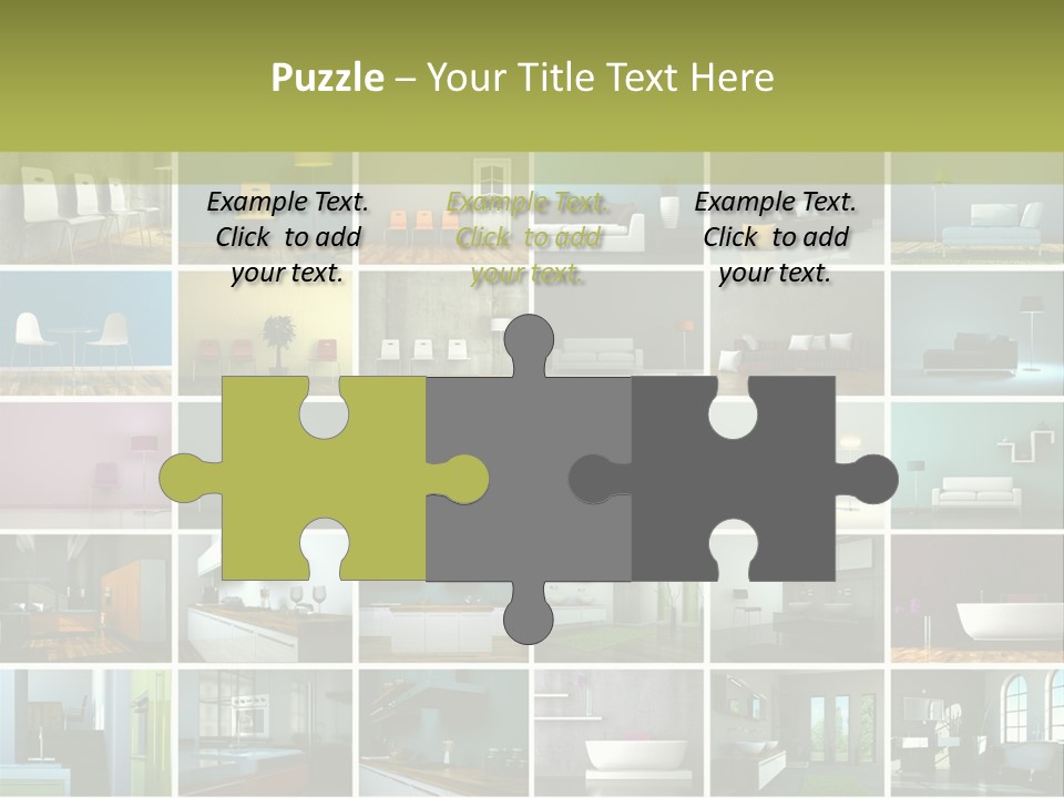 Leuchte Essen Zimmerpflanze PowerPoint Template