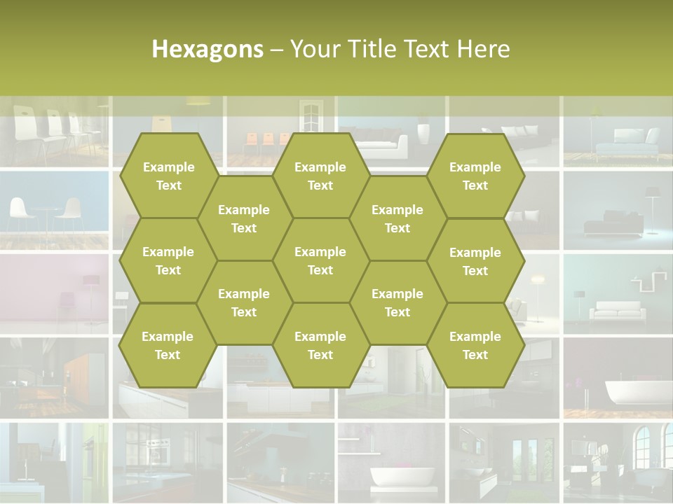 Leuchte Essen Zimmerpflanze PowerPoint Template