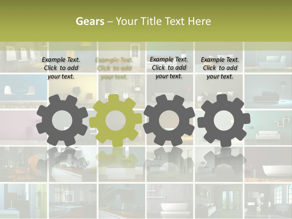 Leuchte Essen Zimmerpflanze PowerPoint Template