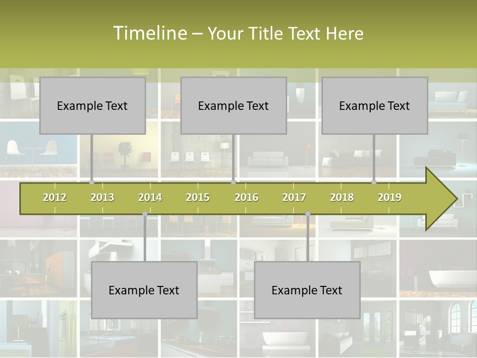 Leuchte Essen Zimmerpflanze PowerPoint Template