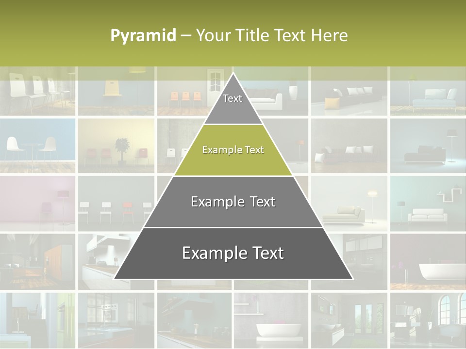 Leuchte Essen Zimmerpflanze PowerPoint Template