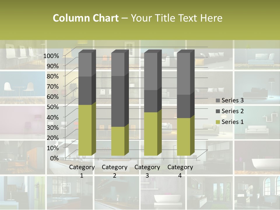 Leuchte Essen Zimmerpflanze PowerPoint Template