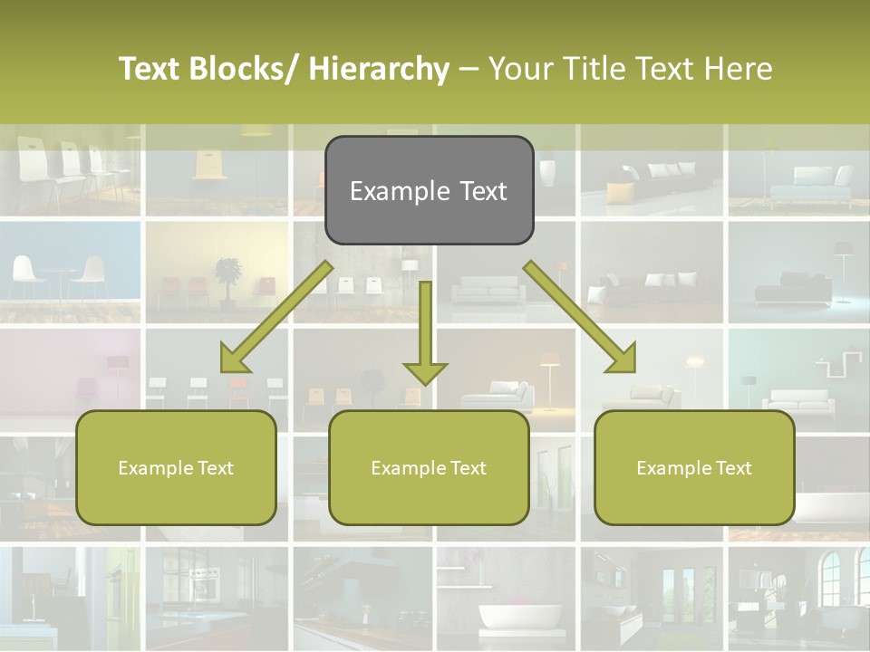 Leuchte Essen Zimmerpflanze PowerPoint Template