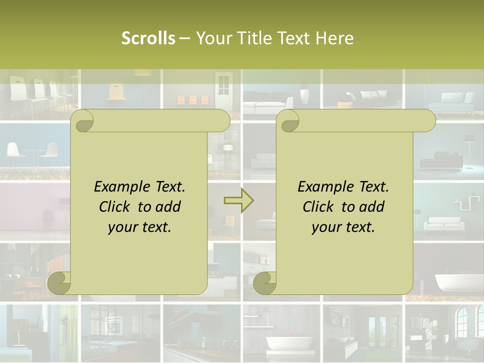 Leuchte Essen Zimmerpflanze PowerPoint Template